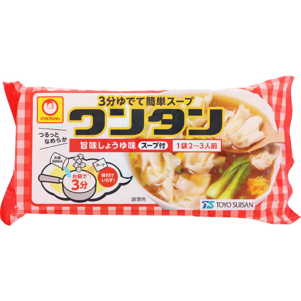 東洋水産 Maruchan速食餛飩湯 鮮醬油味 55g 東洋水産 Maruchan速食餛飩湯 鮮醬油味 55g